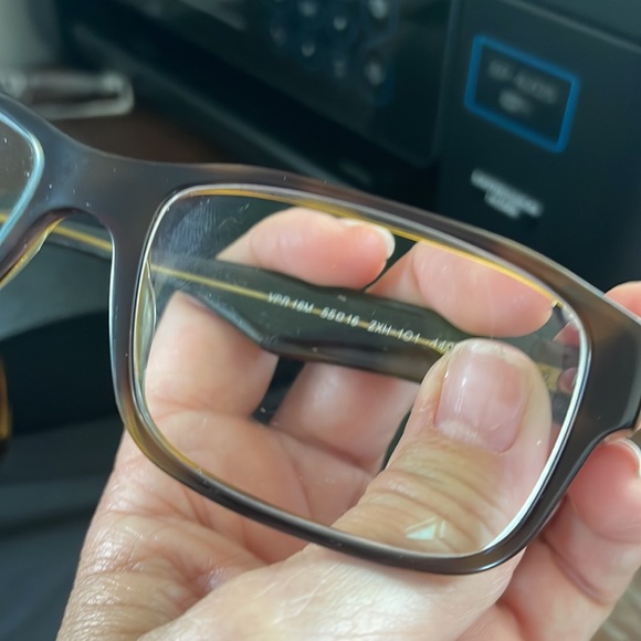 Prada VPR 16M ZXH-101 denim tortoise eyeglasses with cloth and case - Picture 16 of 16